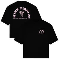 T-shirt unisexe Live Breathe Futbol noir Inter Miami CF Tunnel