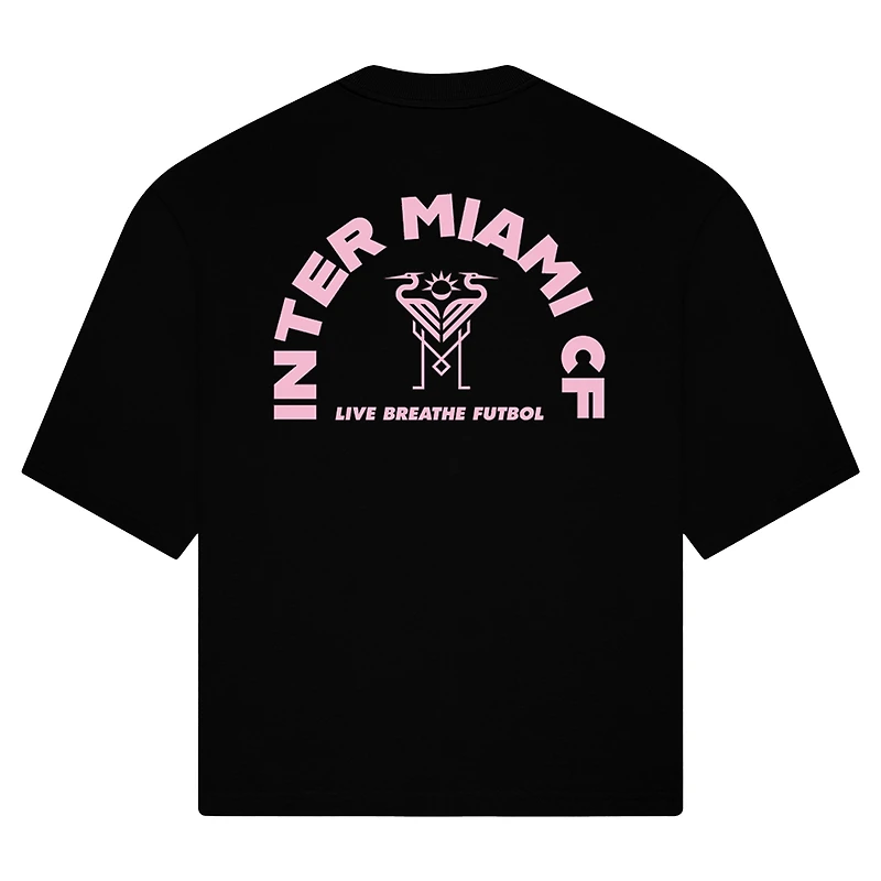Unisex Live Breathe Futbol  Black Inter Miami CF Tunnel T-Shirt
