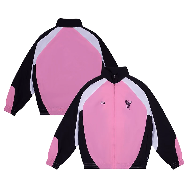 Veste de survêtement unisexe Live Breathe Futbol rose Inter Miami CF Roadman