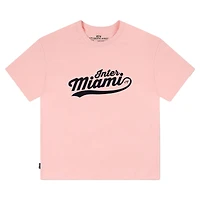 T-shirt unisexe rose Live Breathe Futbol Inter Miami CF