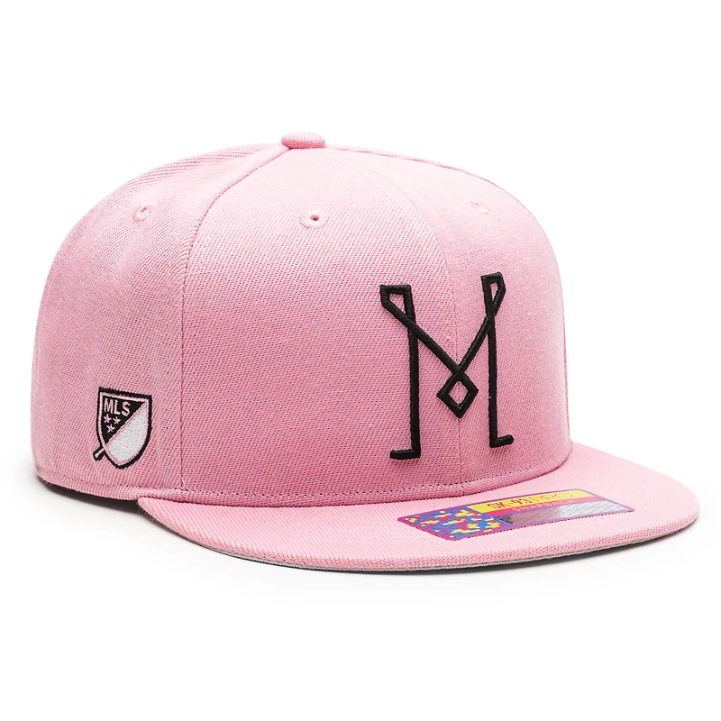 Unisex Pink Inter Miami CF Dawn Snapback Hat