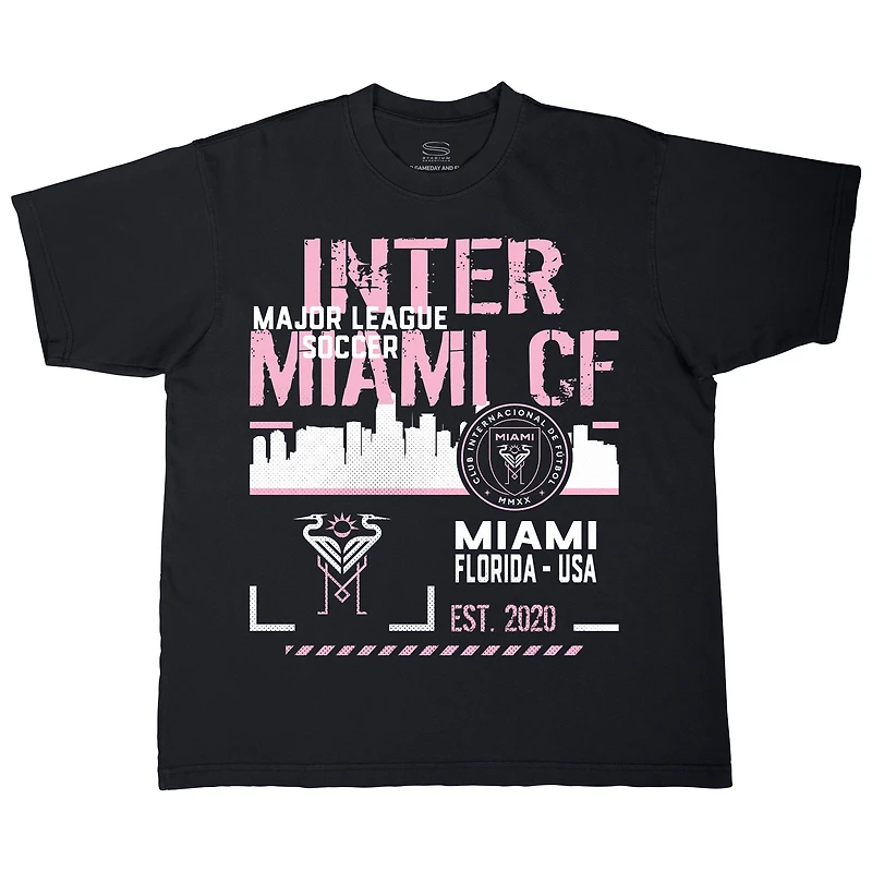 Unisex Stadium Essentials  Black Inter Miami CF Hideout Urban T-Shirt