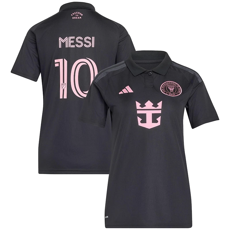 Women's adidas Lionel Messi Black Inter Miami CF 2026 Presagio Replica Jersey