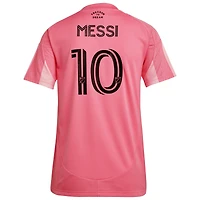Maillot réplique du joueur adidas Lionel Messi rose clair Inter Miami CF 2025 Euforia pour femme