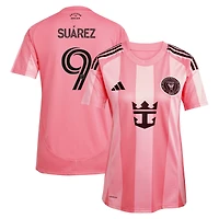 Maillot de joueur adidas Luis Suárez Inter Miami CF 2025 Euforia Replica rose clair pour femme