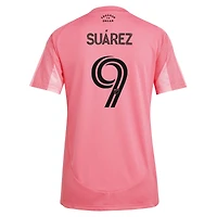 Maillot de joueur adidas Luis Suárez Inter Miami CF 2025 Euforia Replica rose clair pour femme