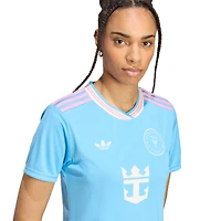 Maillot réplique bleu Lionel Messi Inter Miami CF 2025 pour femme adidas Originals