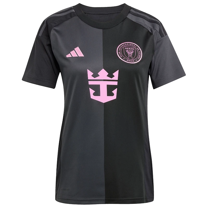 Maillot réplique du joueur adidas Rodrigo De Paul noir Inter Miami CF 2025 The Fortitude Kit pour femme