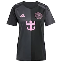 Maillot réplique du joueur adidas Rodrigo De Paul noir Inter Miami CF 2025 The Fortitude Kit pour femme