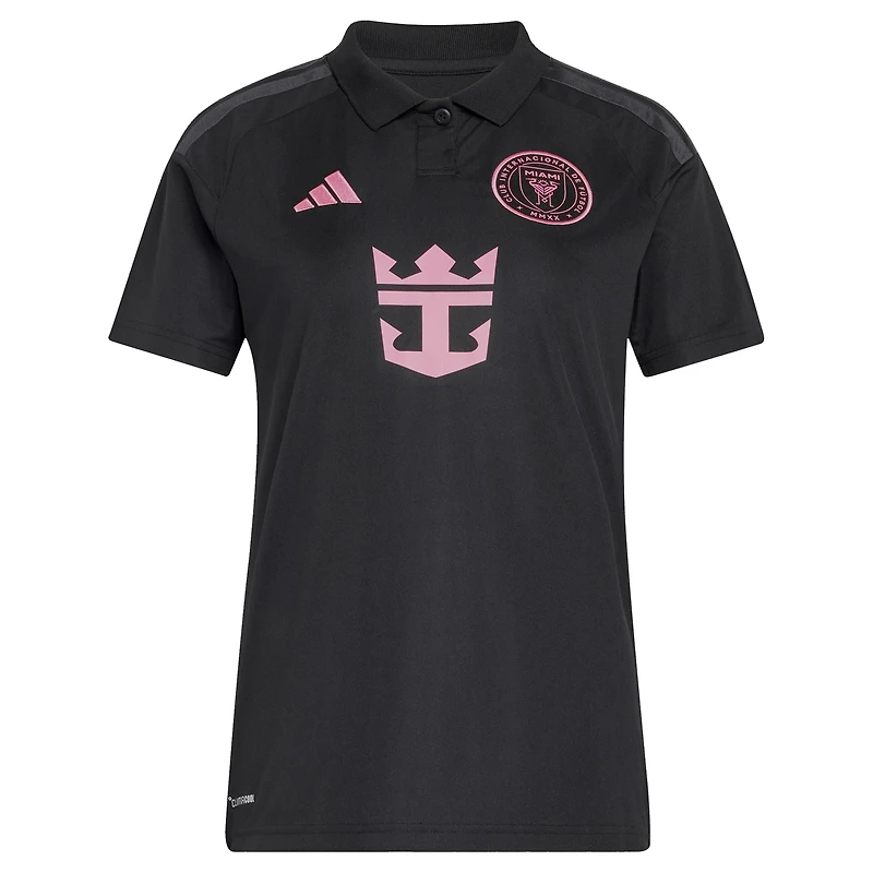 Women's adidas Rodrigo De Paul Black Inter Miami CF 2026 Presagio Replica Jersey