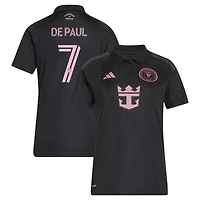 Women's adidas Rodrigo De Paul Black Inter Miami CF 2026 Presagio Replica Jersey