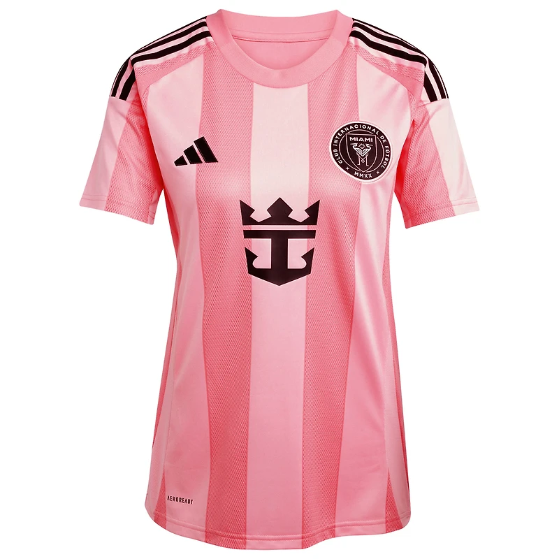 Women's adidas Rodrigo De Paul Light Pink Inter Miami CF 2025 Euforia Replica Player Jersey