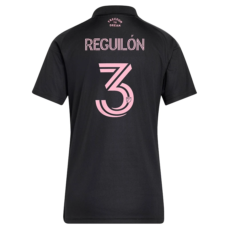 Women's adidas Sergio Reguilón Black Inter Miami CF 2026 Presagio Replica Jersey