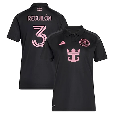 Women's adidas Sergio Reguilón Black Inter Miami CF 2026 Presagio Replica Jersey