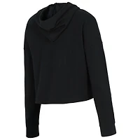Sweat à capuche manches longues noir Inter Miami CF Elevation Tri-Blend pour femme