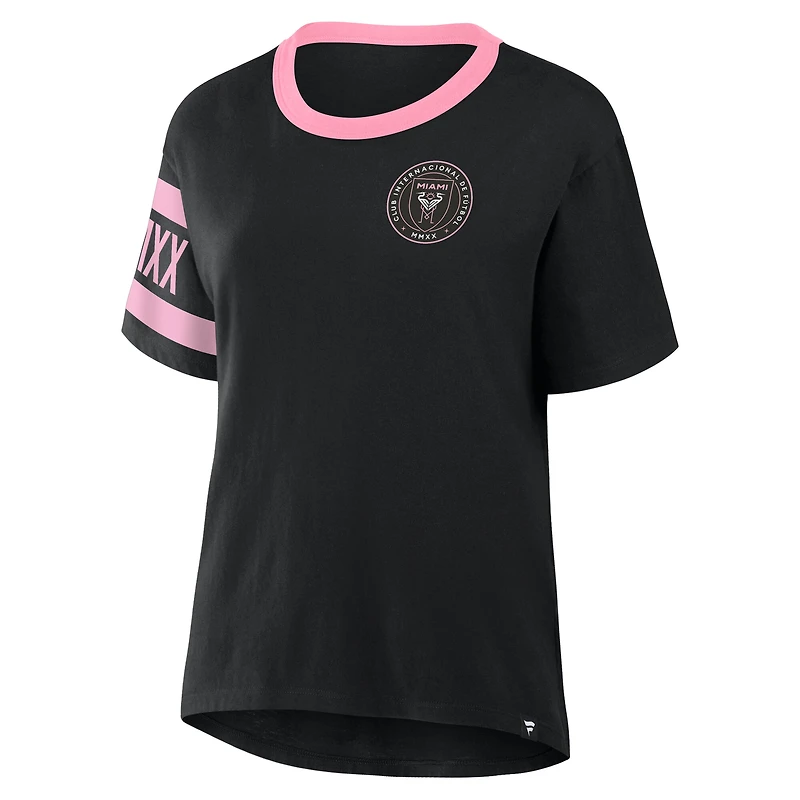 T-shirt noir pour femme Fanatics Inter Miami CF Defender Pairing Legacy