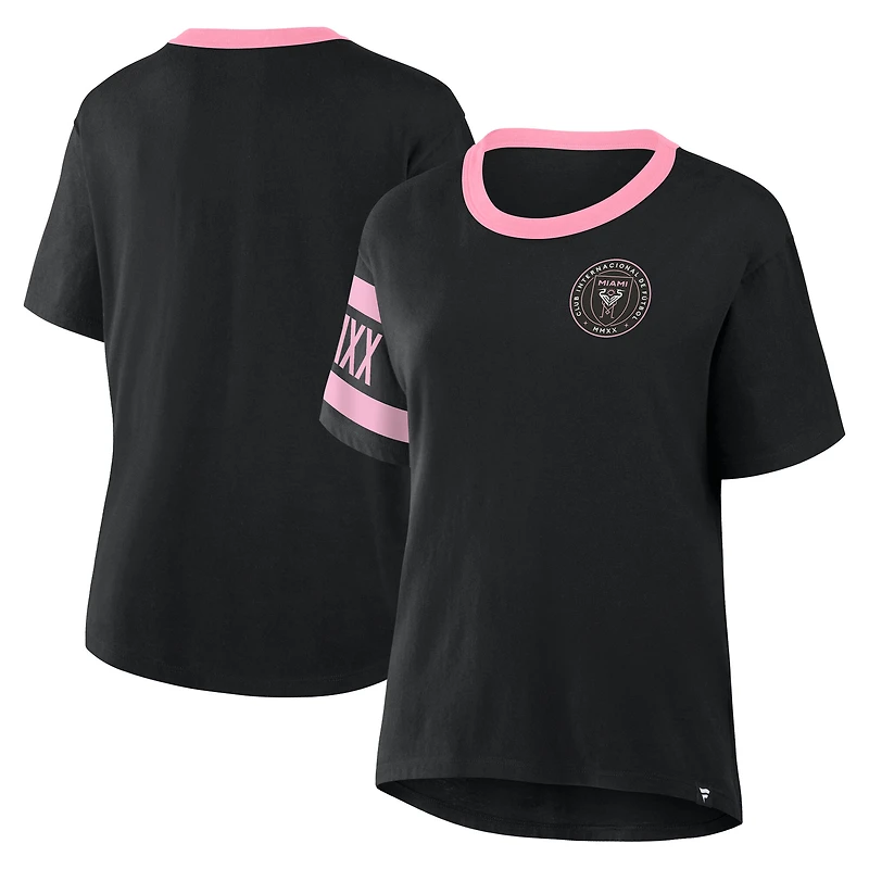 T-shirt noir pour femme Fanatics Inter Miami CF Defender Pairing Legacy