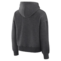 Sweat à capuche Fanatics Heather Charcoal pour femme, Inter Miami CF, champions de la MLS Cup 2025