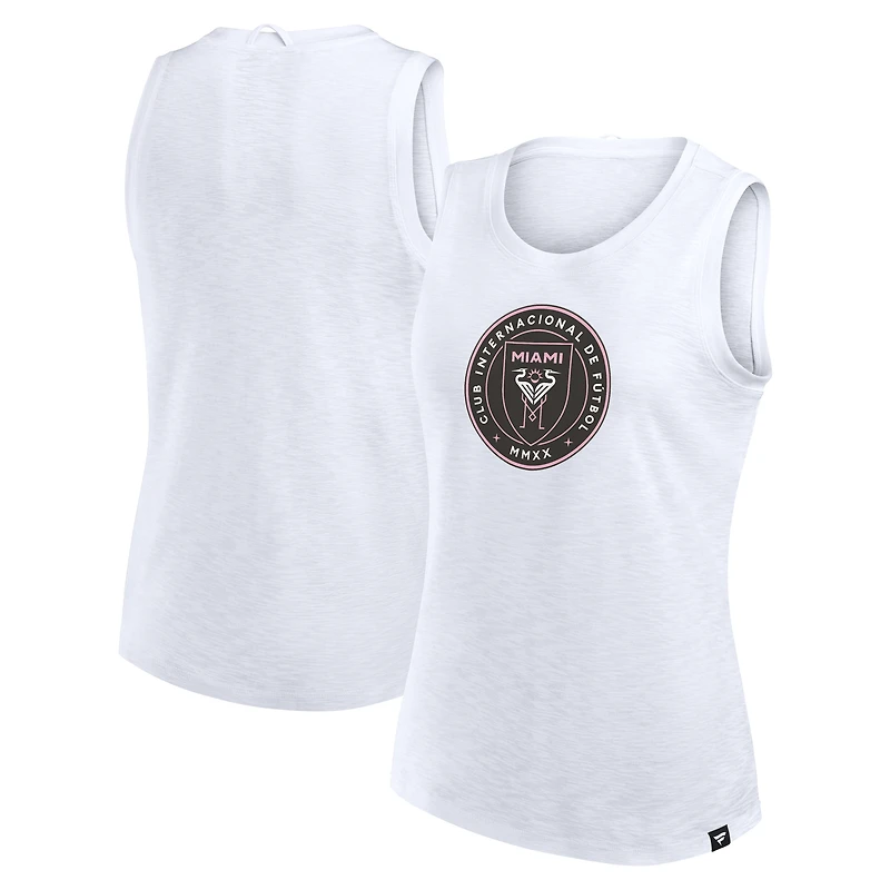 Débardeur de sport Future Slub blanc Inter Miami CF Fanatics pour femme