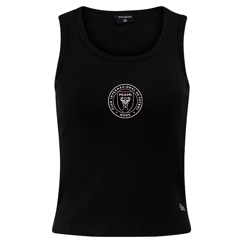 Débardeur MVP Hype and Vice noir Inter Miami CF à encolure dégagée pour femme