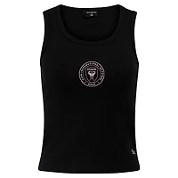 Débardeur MVP Hype and Vice noir Inter Miami CF à encolure dégagée pour femme