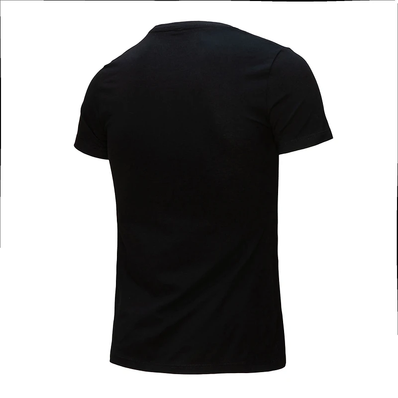 Women's Mitchell & Ness Black Inter Miami CF Reflective Pattern Stripe T-Shirt