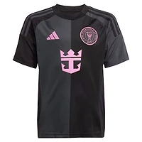Maillot de joueur réplique adidas Jordi Alba Ramos noir Inter Miami CF 2025 The Fortitude Kit pour jeunes
