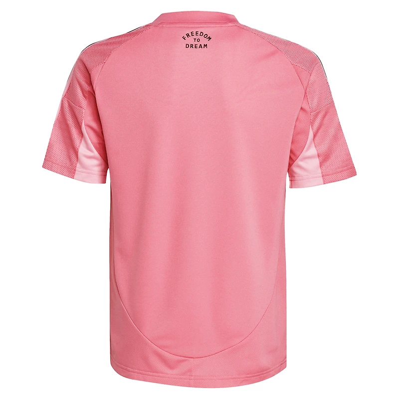 Maillot réplique adidas rose clair Inter Miami CF 2025 Euforia pour jeunes