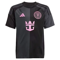 Youth adidas Lionel Messi Black Inter Miami CF 2025 The Fortitude Kit Replica Player Jersey