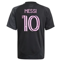 Youth adidas Lionel Messi Black Inter Miami CF 2025 The Fortitude Kit Replica Player Jersey