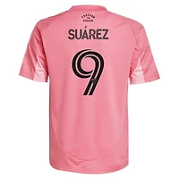 Maillot de joueur adidas Luis Suárez Inter Miami CF 2025 Euforia Replica rose clair pour jeune