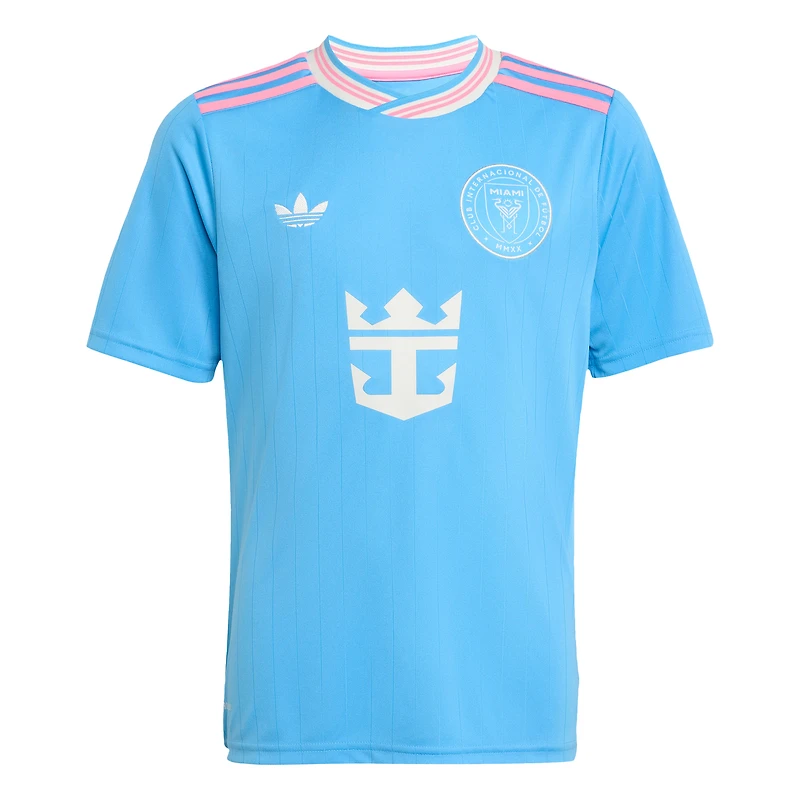 Maillot réplique bleu Inter Miami CF 2025 pour jeune adidas Originals Lionel Messi