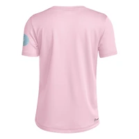 T-shirt adidas rose pour jeunes, collection Archives Inter Miami CF 2025