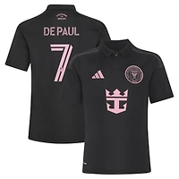 Maillot adidas Rodrigo De Paul noir Inter Miami CF 2026 Presagio Replica pour jeune