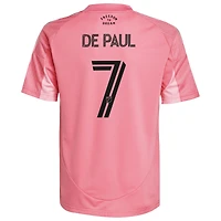 Maillot De joueur adidas Rodrigo Paul rose clair Inter Miami CF 2025 Euforia Replica pour jeune