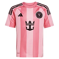 Youth adidas Sergio Busquets Light Pink Inter Miami CF 2025 Euforia Replica Player Jersey