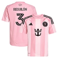 Youth adidas Sergio Reguilón Pink Inter Miami CF 2025 Euforia Replica Jersey