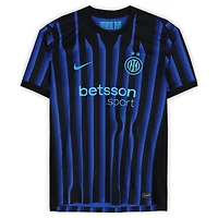 Christian Vieri Inter Milan Autographed Black/Blue Nike Modern Home Jersey