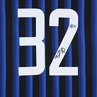 Maillot domicile Nike Modern noir et bleu autographié de Christian Vieri (Inter Milan)