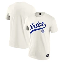 Men's Fanatics  Cream Inter Milan Collegiate T-Shirt