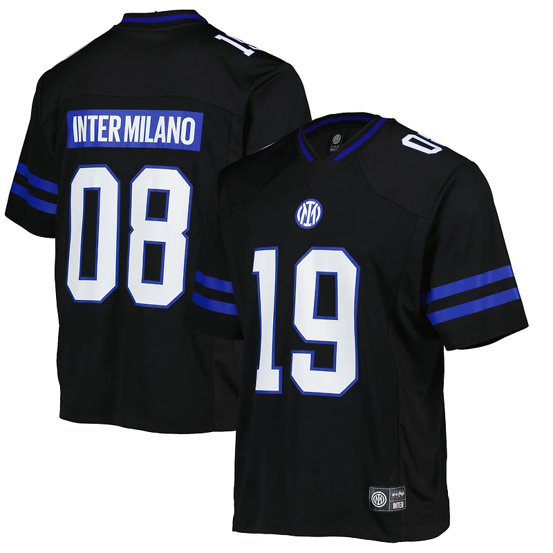 Men's Fanatics  Royal Inter Milan Collegiate American Football Foundation Fashion Jersey