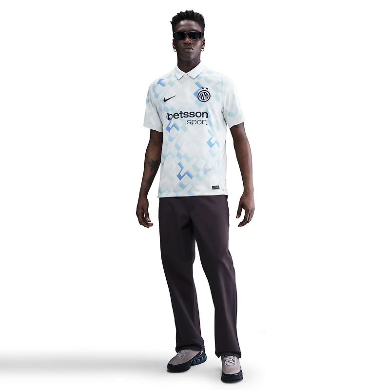 Men's Nike Aqua Inter Milan 2025/26 Away Replica Jersey