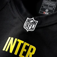 Maillot de football Nike noir Inter Milan 2025 x NFL pour homme