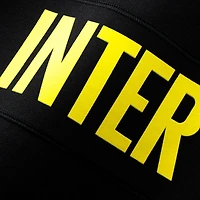 Maillot de football Nike noir Inter Milan 2025 x NFL pour homme