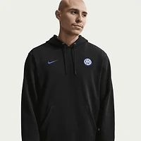 Men's Nike Black Inter Milan Club Crest Fleece Hoodie