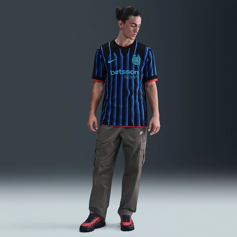 Men's Nike Blue Inter Milan 2025/26 Home Authentic Jersey