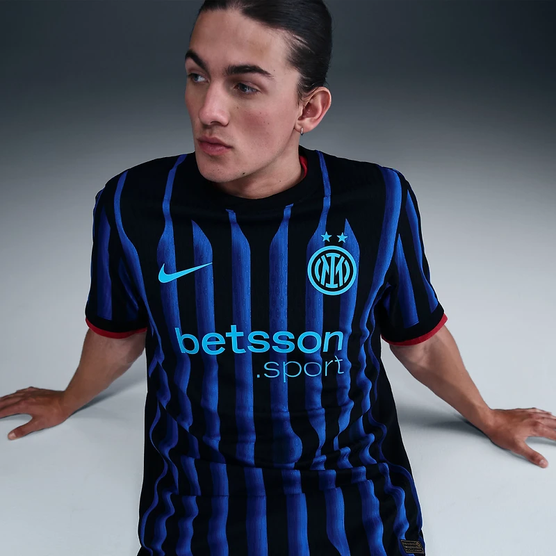 Maillot Nike bleu Inter Milan 2025/26 domicile authentique pour homme