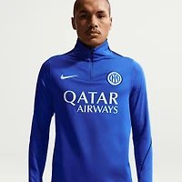Men's Nike Blue Inter Milan 2026/27 Strike Drill Quarter-Zip Long Sleeve Top