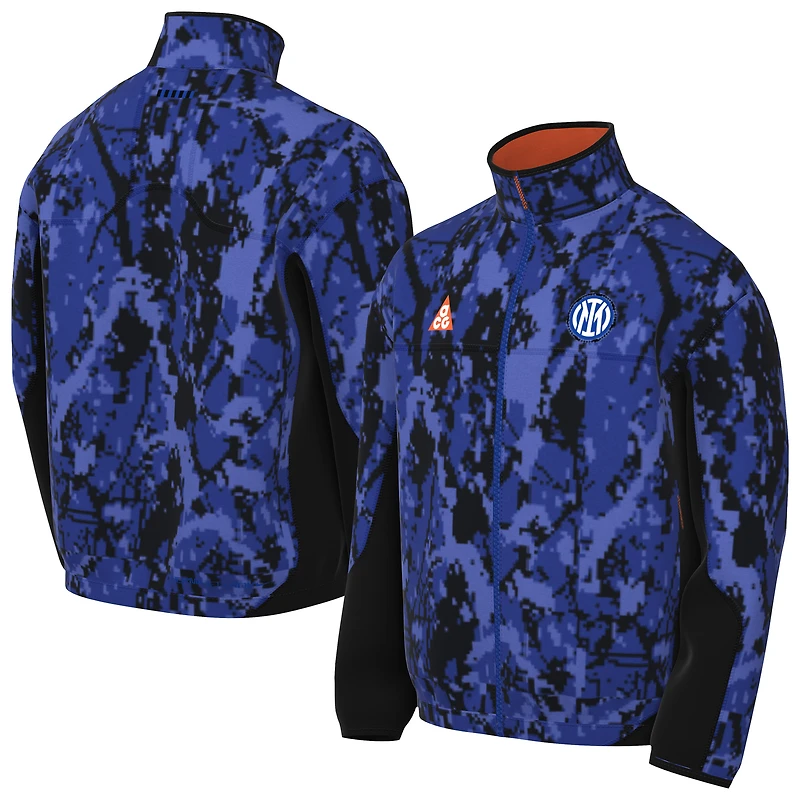 Veste zippée intégrale Nike Inter Milan ACG Canwell Glacier Therma-FIT bleue pour homme