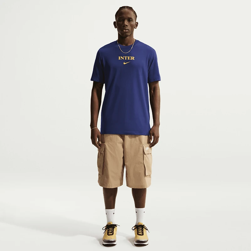 Men's Nike Blue Inter Milan Wordmark T-Shirt